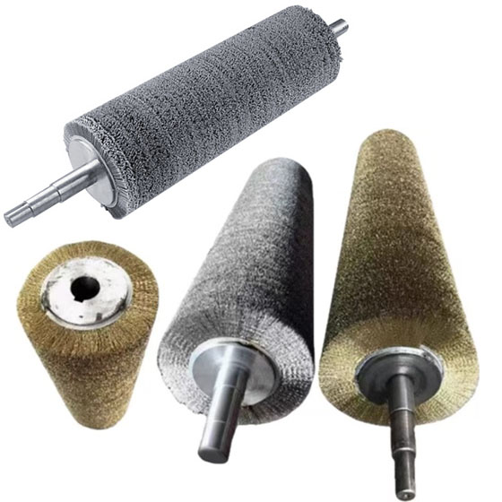 Winding Spiral Strip Roller Brushes