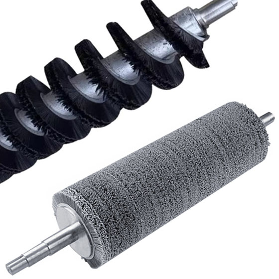 Winding Spiral Strip Roller Brushes