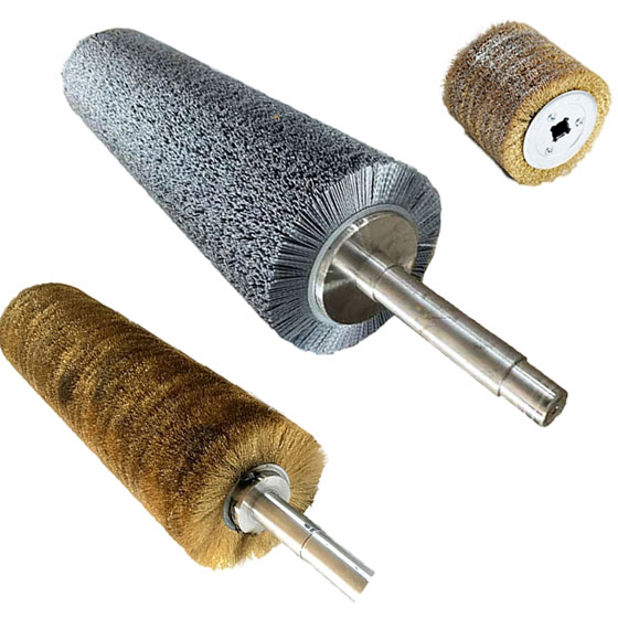 Winding Spiral Strip Roller Brushes