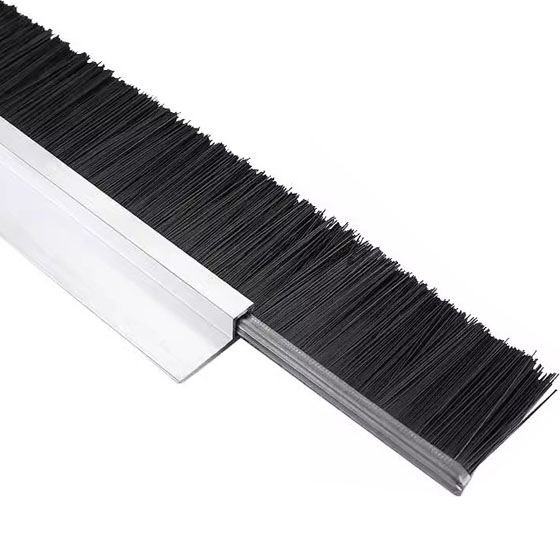 Industrial Strip brushes with aluminum holder